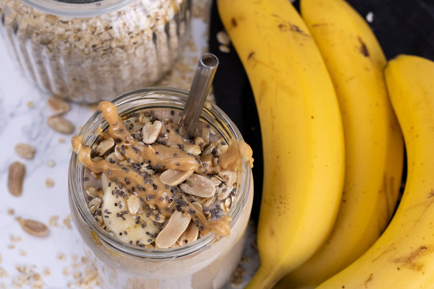 Smoothie banane protéiné à faible teneur en sucres - Boisson UHT
