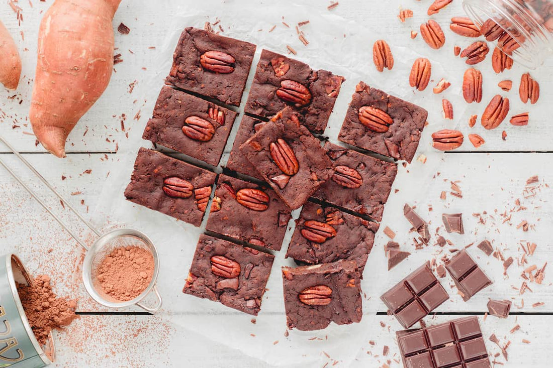 Brownie healthy chocolat patate douce