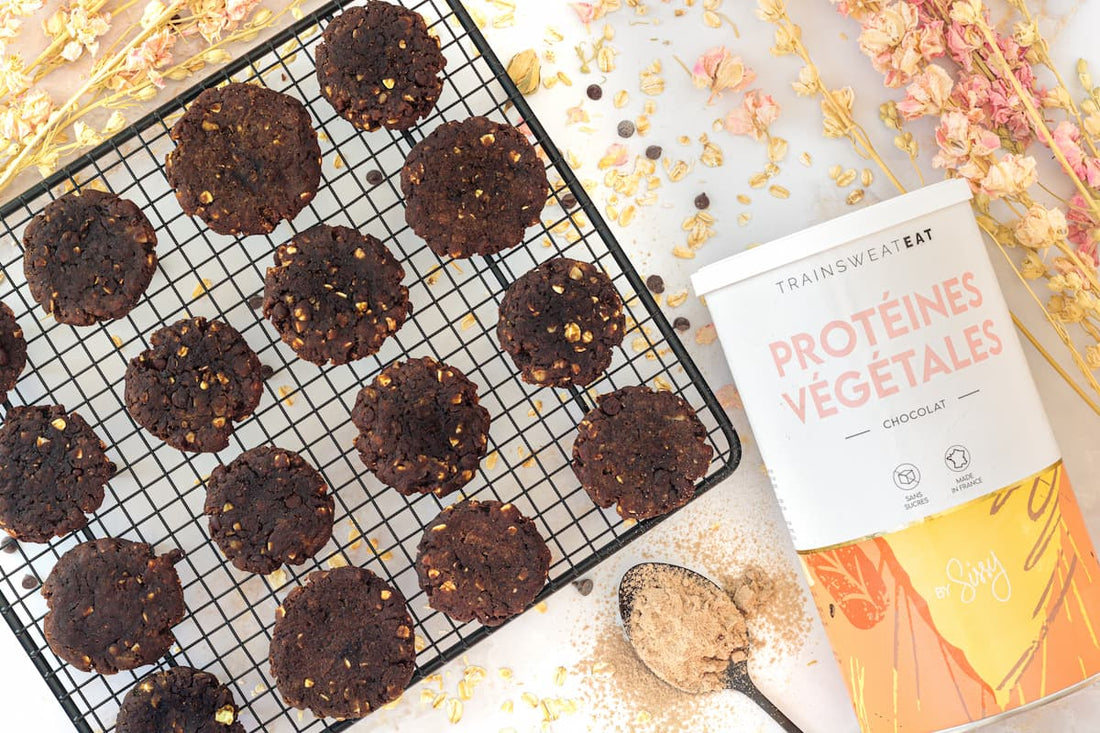 Cookies moelleux banane chocolat