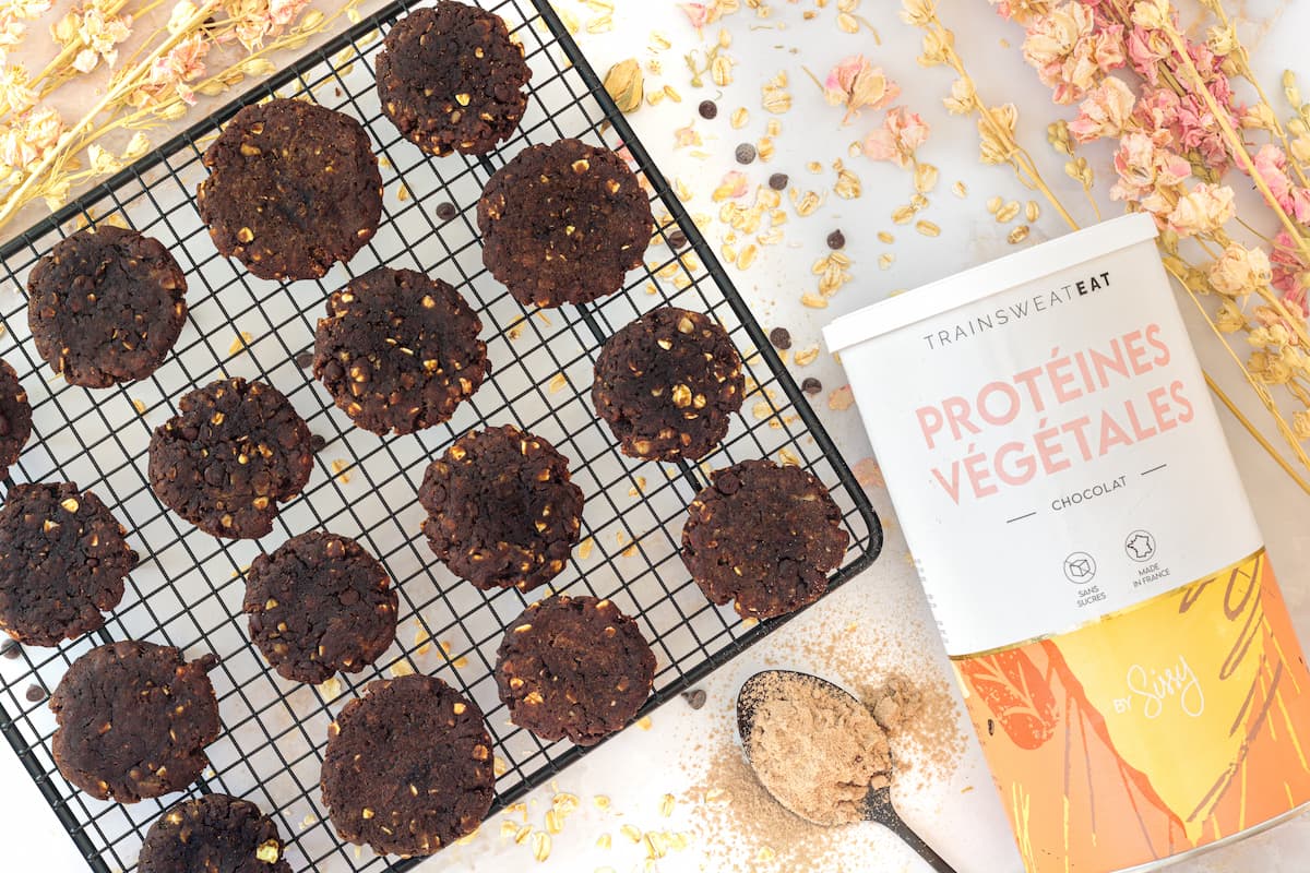 Cookies moelleux banane chocolat