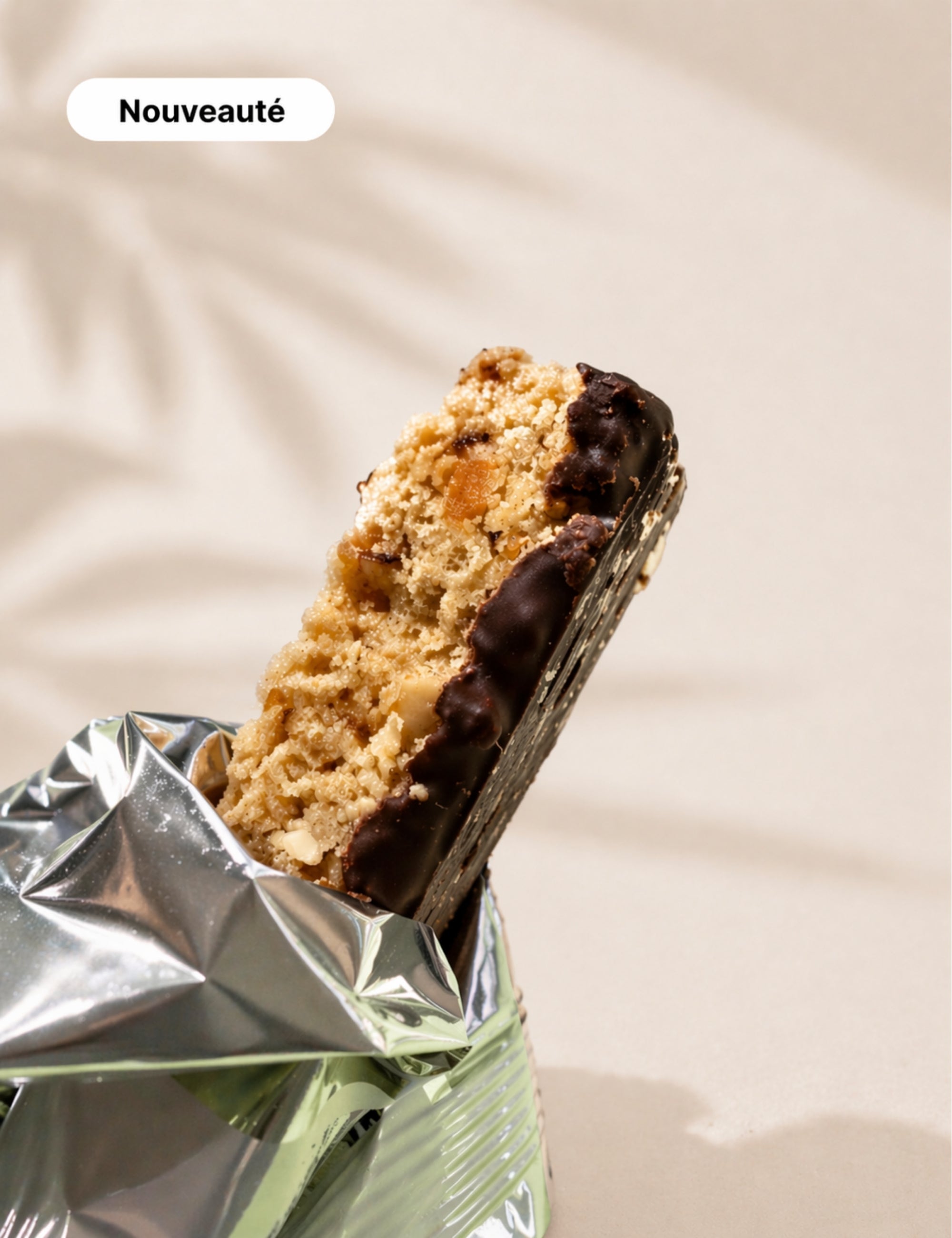 Barre Protéines Végétales | Amandes, Coco & Chocolat Noir