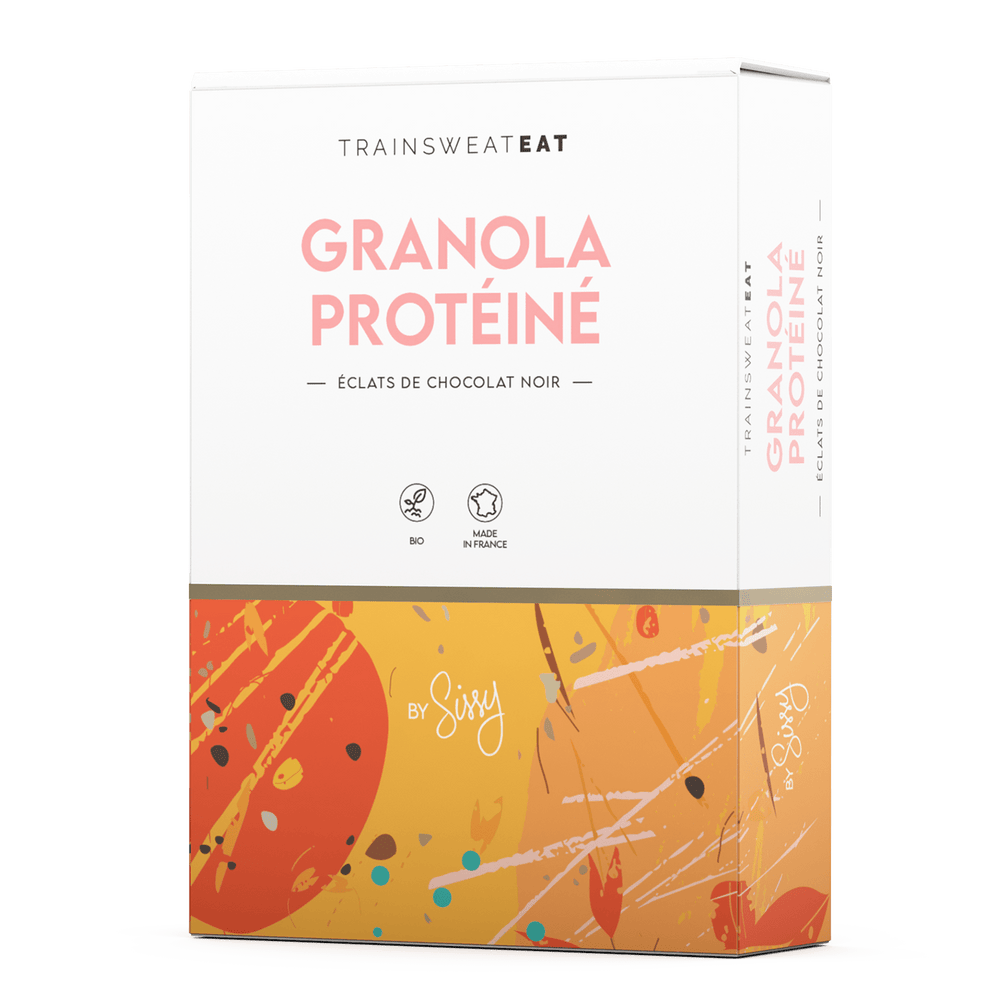 Granola bio protéiné aux éclats de chocolat noir TSE Nutrition