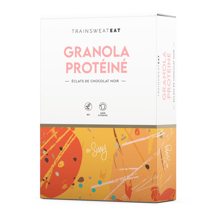 Granola bio protéiné aux éclats de chocolat noir TSE Nutrition